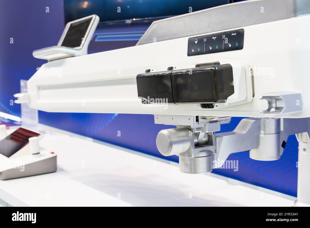 Robot de chirurgie interventionnelle. Technologies médicales. Banque D'Images