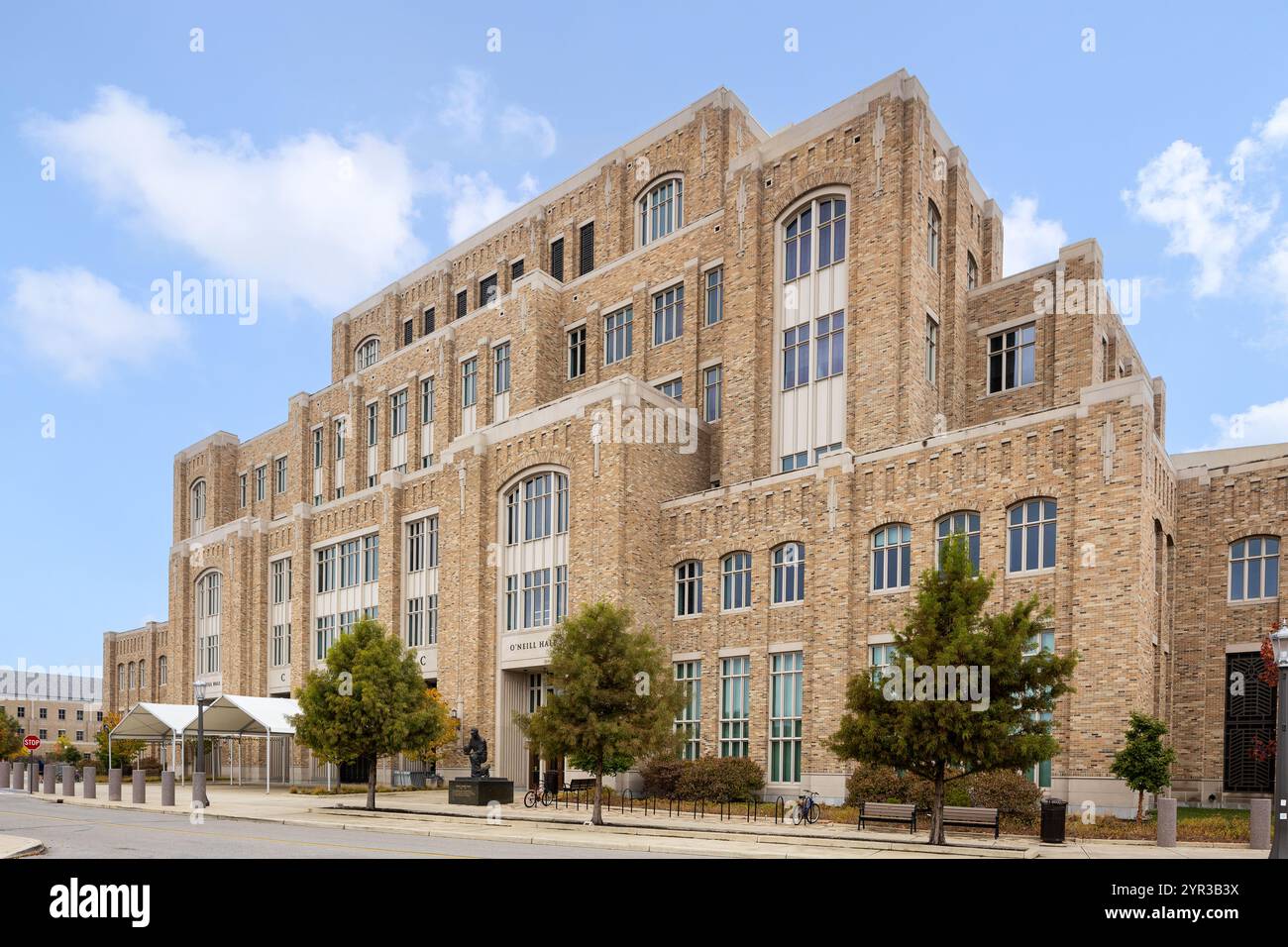 Le stade notre Dame est situé au cœur du campus de l'Université de notre Dame et abrite l'équipe de football irlandaise Fighting. Banque D'Images