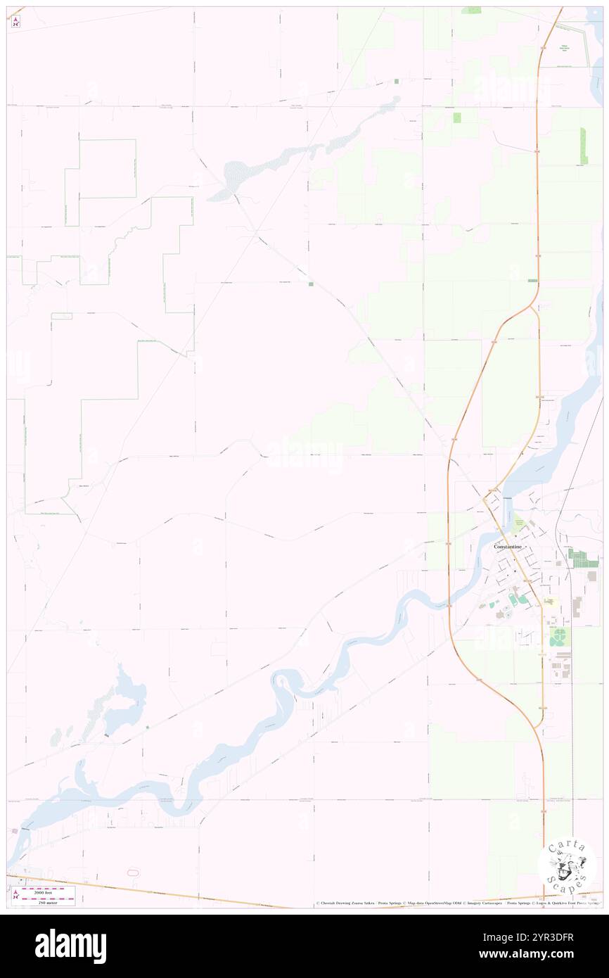 Canton de Constantine, Comté de Saint Joseph, US, États-Unis, Michigan, n 41 51' 8'', S 85 42' 10'', carte, Cartascapes carte publiée en 2024. Explorez Cartascapes, une carte qui révèle la diversité des paysages, des cultures et des écosystèmes de la Terre. Voyage à travers le temps et l'espace, découvrir l'interconnexion du passé, du présent et de l'avenir de notre planète. Banque D'Images