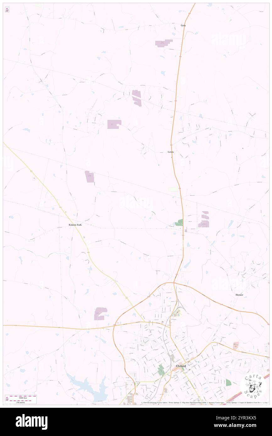 Canton d'Oxford, Comté de Granville, US, États-Unis, Caroline du Nord, n 36 21' 36'', S 78 36' 28'', carte, Cartascapes carte publiée en 2024. Explorez Cartascapes, une carte qui révèle la diversité des paysages, des cultures et des écosystèmes de la Terre. Voyage à travers le temps et l'espace, découvrir l'interconnexion du passé, du présent et de l'avenir de notre planète. Banque D'Images