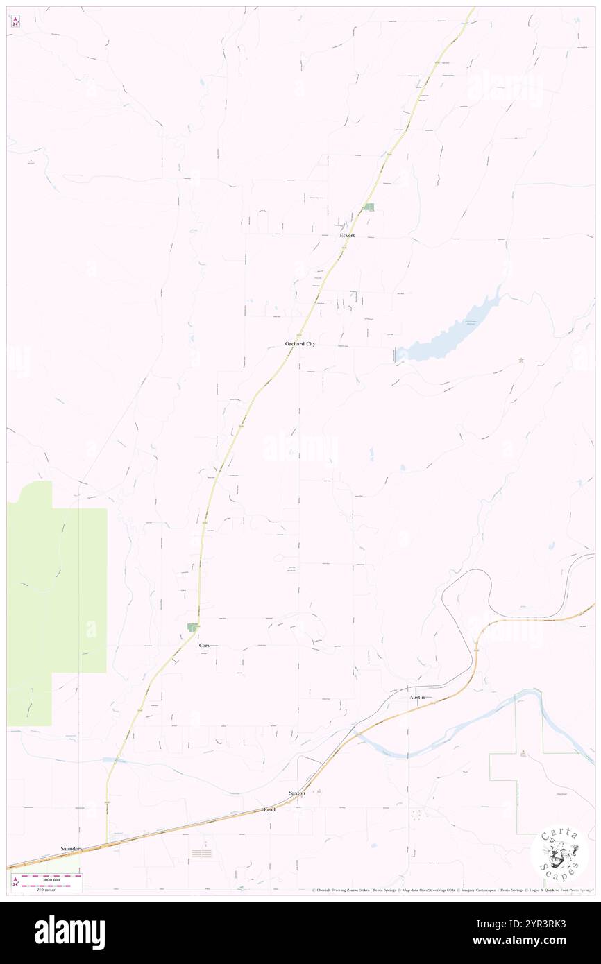 Ville d'Orchard City, comté de Delta, US, États-Unis, Colorado, n 38 48' 50'', S 107 58' 14'', carte, Cartascapes carte publiée en 2024. Explorez Cartascapes, une carte qui révèle la diversité des paysages, des cultures et des écosystèmes de la Terre. Voyage à travers le temps et l'espace, découvrir l'interconnexion du passé, du présent et de l'avenir de notre planète. Banque D'Images