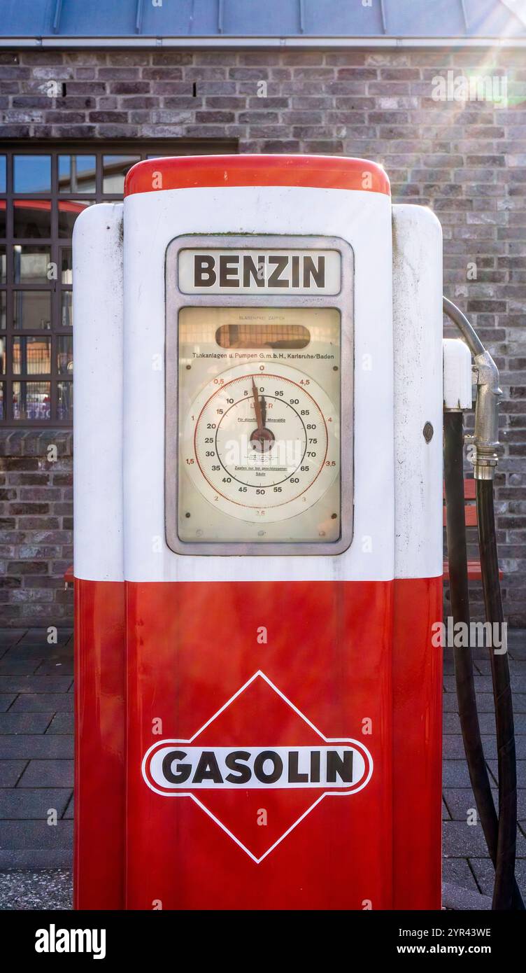 Station de remplissage historique de la société Gasolin Banque D'Images