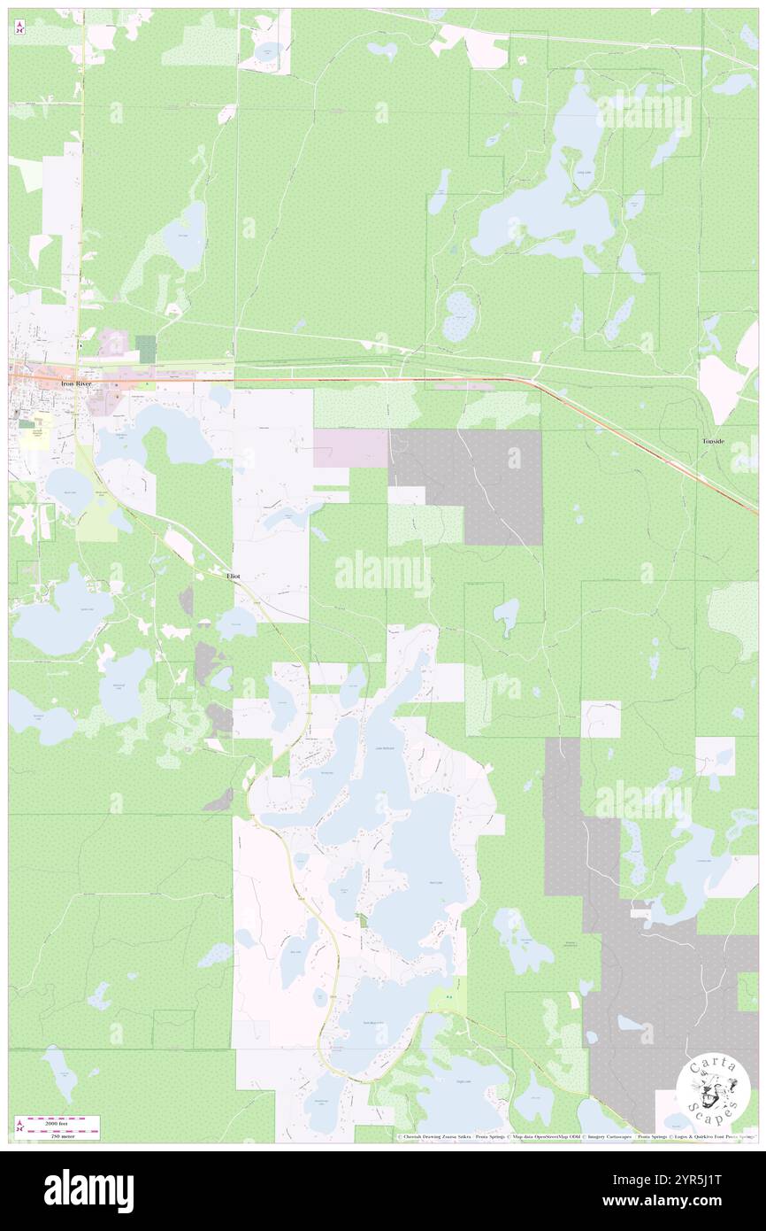 Ville d'Iron River, comté de Bayfield, États-Unis, Wisconsin, n 46 32' 47'', S 91 22' 1'', carte, Cartascapes carte publiée en 2024. Explorez Cartascapes, une carte qui révèle la diversité des paysages, des cultures et des écosystèmes de la Terre. Voyage à travers le temps et l'espace, découvrir l'interconnexion du passé, du présent et de l'avenir de notre planète. Banque D'Images