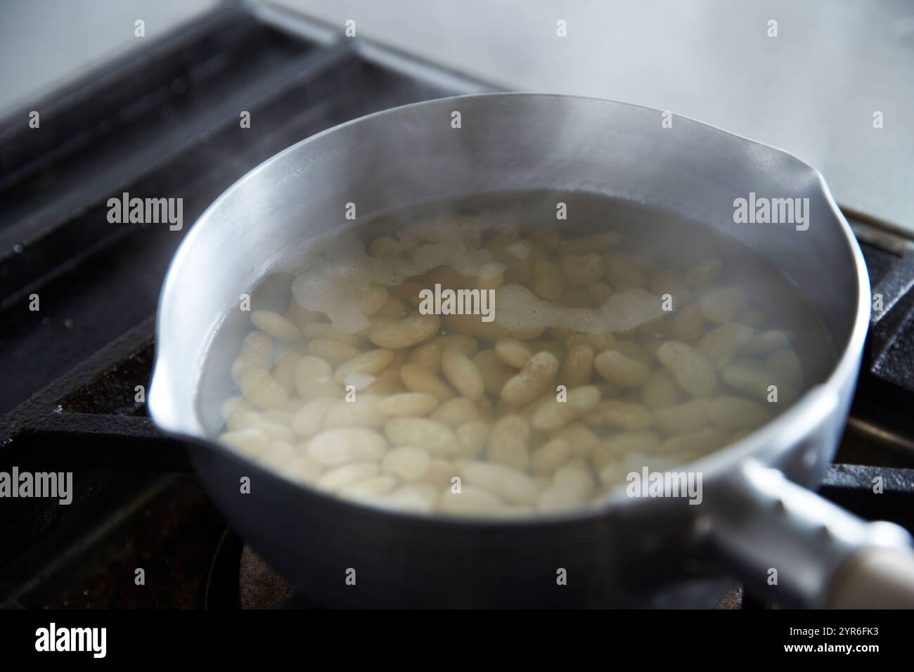 Haricots verts cuits 1 Banque D'Images