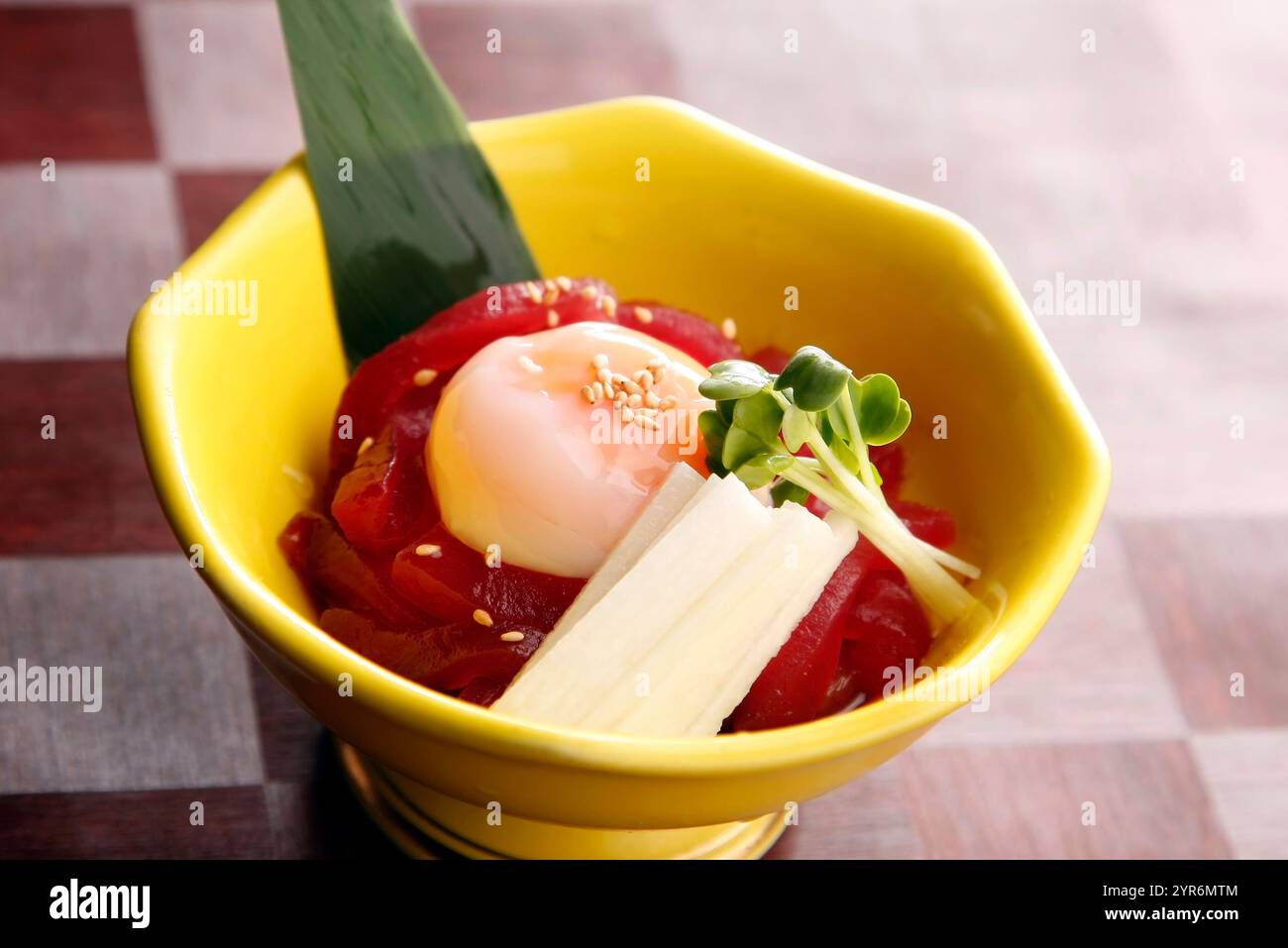 Tuna Yukke Banque D'Images