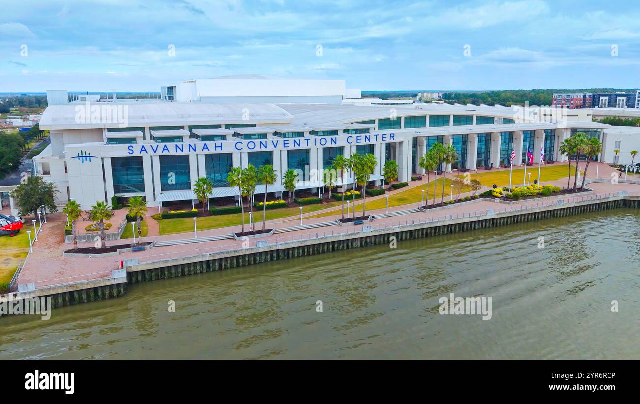 Savannah Convention Center at Savannah Georgia - SAVANNAH, GEORGIA - 28 OCTOBRE 2024 Banque D'Images