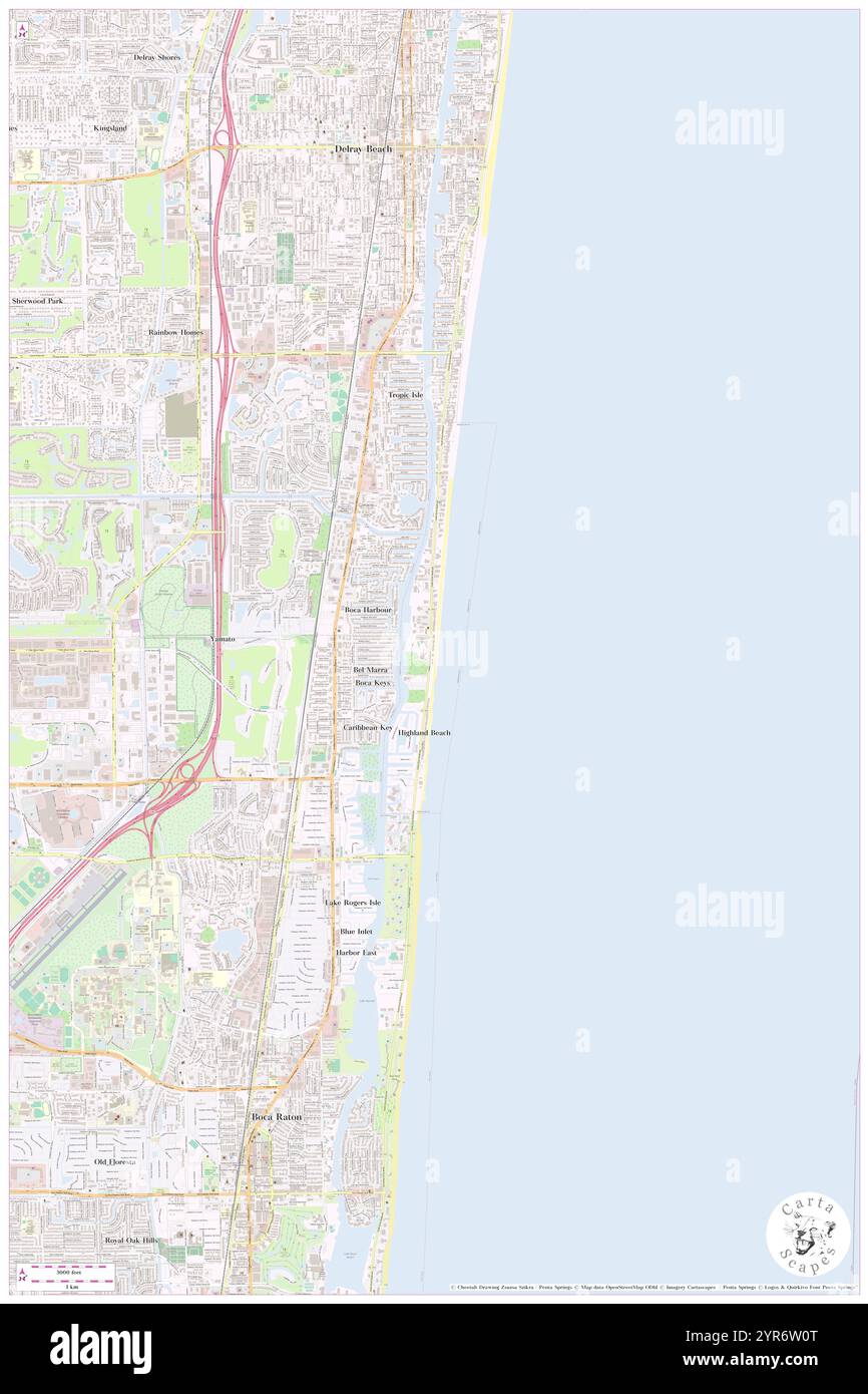 Ville de Highland Beach, comté de Palm Beach, États-Unis, Floride, n 26 24' 29'', S 80 3' 51'', carte, Cartascapes carte publiée en 2024. Explorez Cartascapes, une carte qui révèle la diversité des paysages, des cultures et des écosystèmes de la Terre. Voyage à travers le temps et l'espace, découvrir l'interconnexion du passé, du présent et de l'avenir de notre planète. Banque D'Images