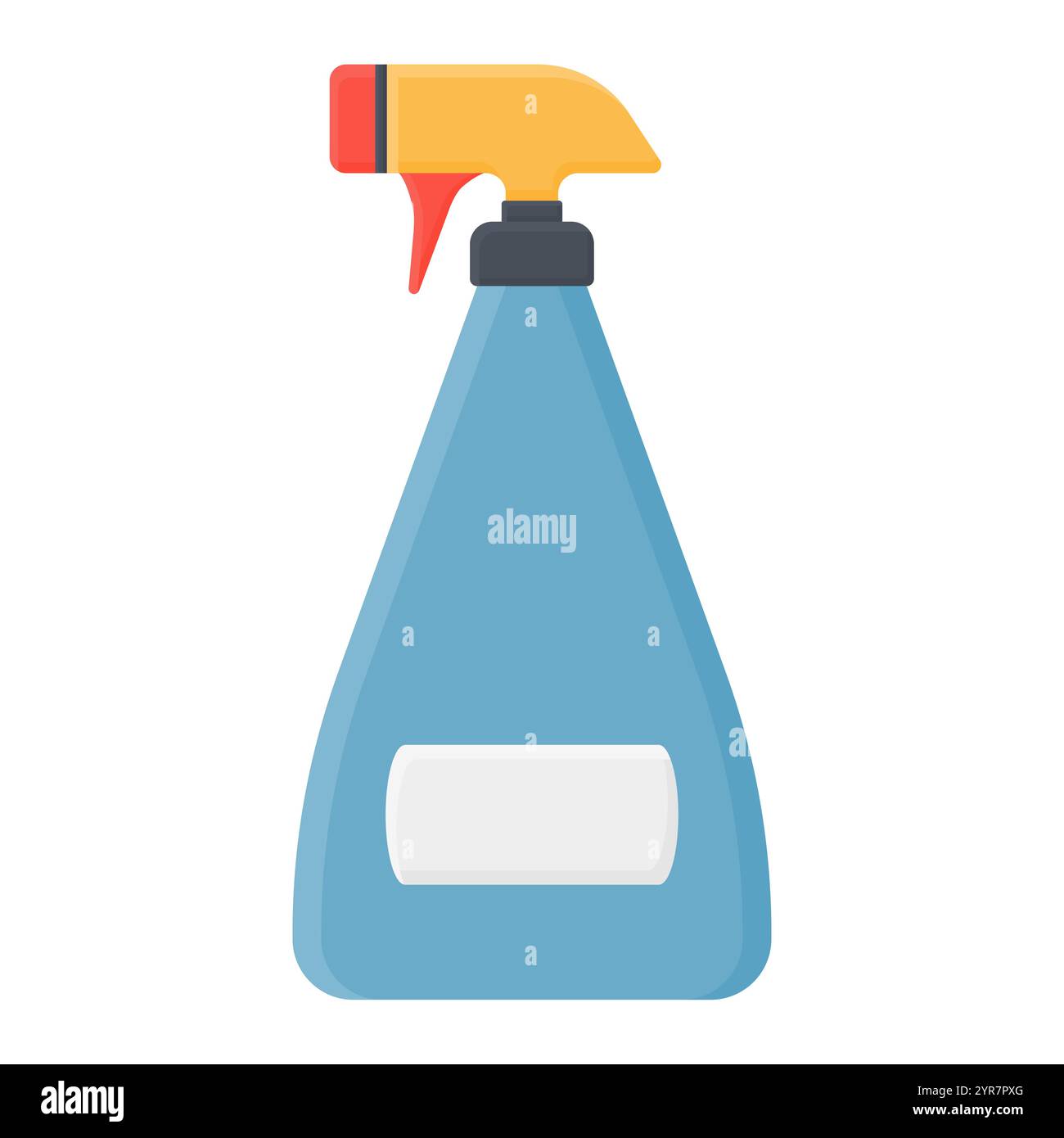 Vecteur de vaporisateur de nettoyage. Icône de vaporisateur bleu. Outils de nettoyage vaporisateur. Illustration de Vecteur