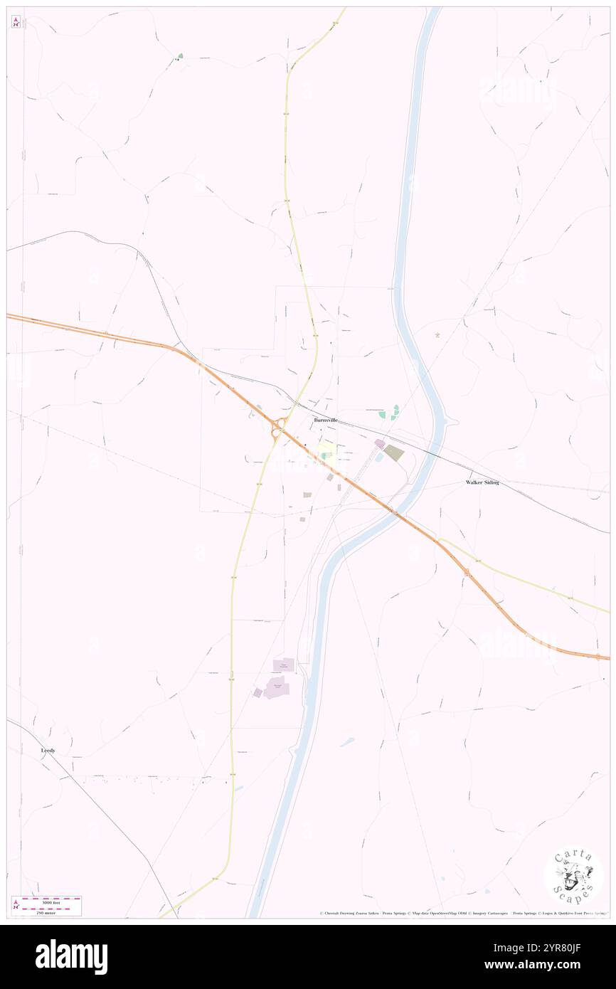 Ville de Burnsville, comté de Tishomingo, US, États-Unis, Mississippi, n 34 50' 5'', S 88 19' 3'', carte, Cartascapes carte publiée en 2024. Explorez Cartascapes, une carte qui révèle la diversité des paysages, des cultures et des écosystèmes de la Terre. Voyage à travers le temps et l'espace, découvrir l'interconnexion du passé, du présent et de l'avenir de notre planète. Banque D'Images