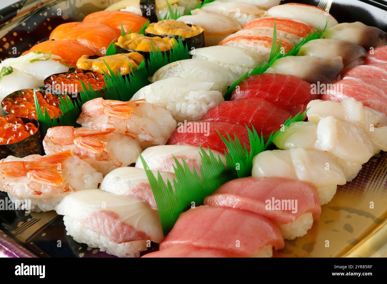 Ensemble sushi Hokkaido Banque D'Images