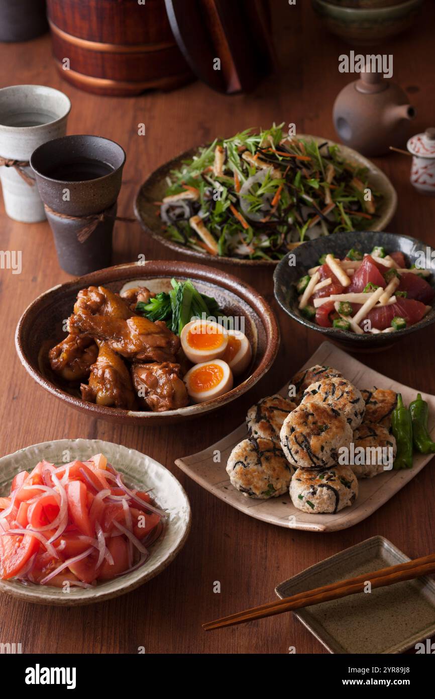 Assortiment de collations Banque D'Images