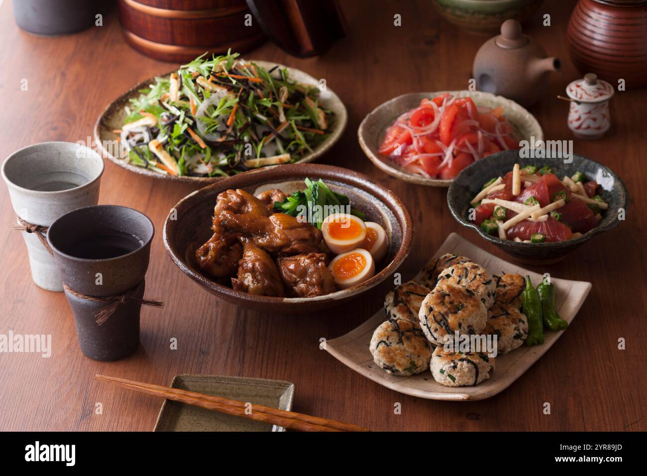 Assortiment de collations Banque D'Images