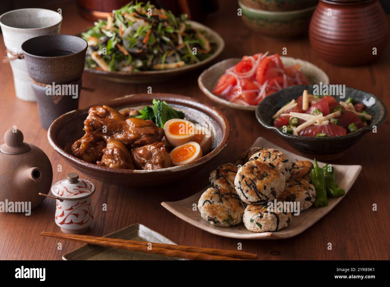 Assortiment de collations Banque D'Images