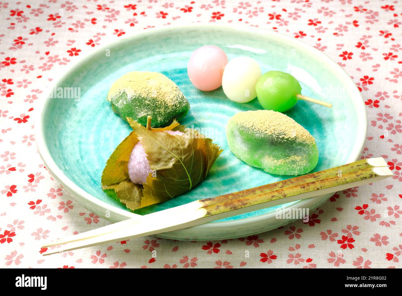 Bonbons japonais printaniers Banque D'Images