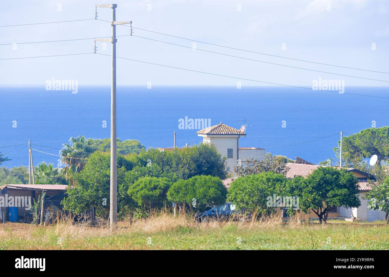 Diverses vues de la province de Calabre Italie, Calabre, Italie, volcan Stromboli, voyage Banque D'Images