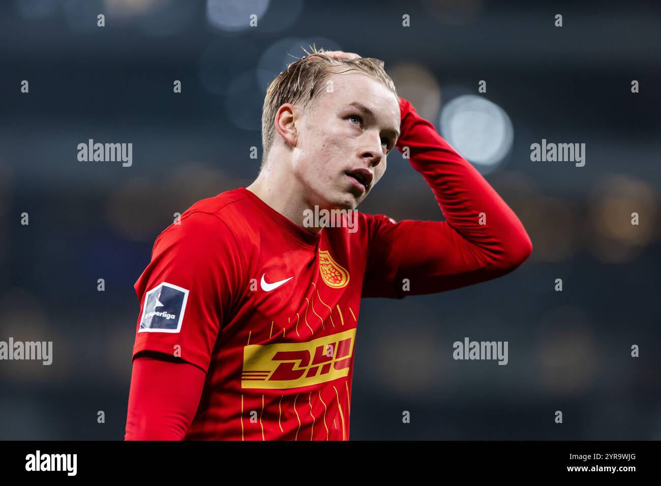 Copenhague, Danemark. 02 décembre 2024. Daniel Svensson (5) du FC Nordsjaelland vu lors du match de Superliga 3F entre le FC Copenhague et le FC Nordsjaelland à Parken à Copenhague. Banque D'Images