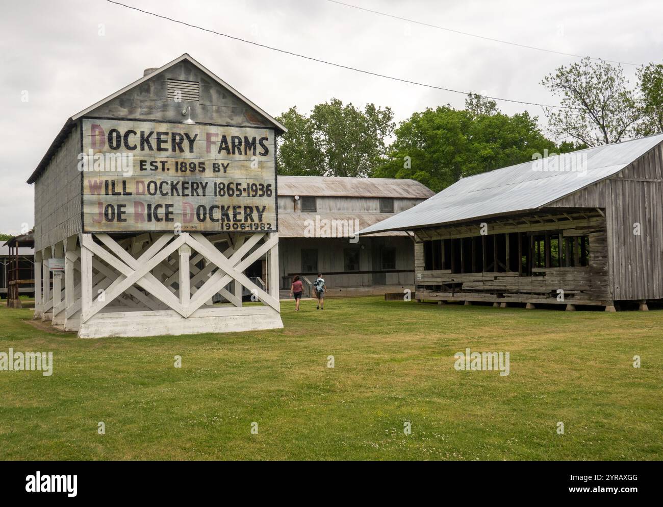 Dockery Plantation où la musique Delta Blues est née à Dockery Mississippi Banque D'Images