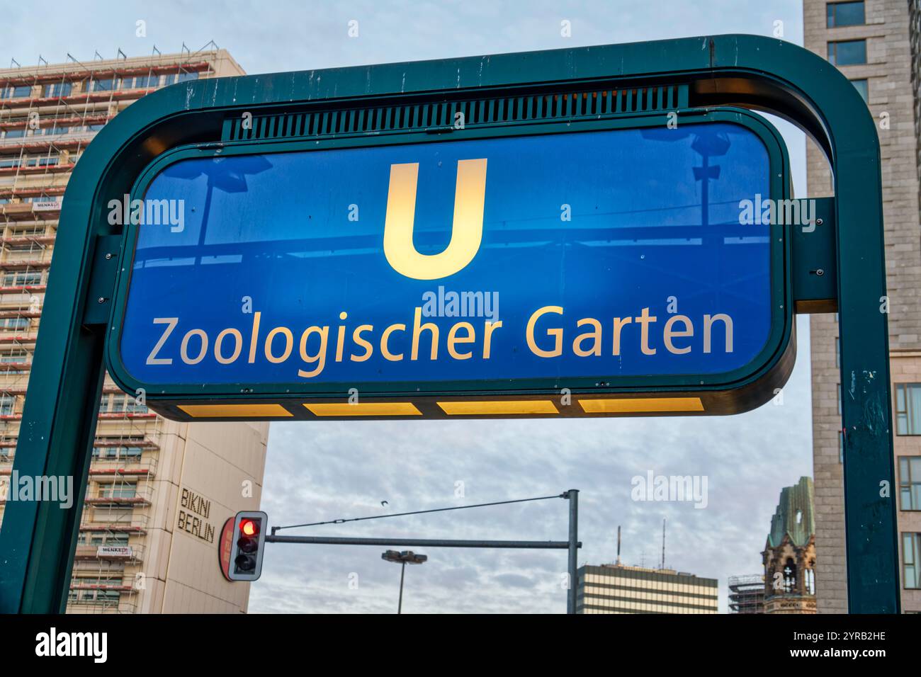 U-Bahn Zoologischer Garten, U-Bahnhof Zoo, Berlin Banque D'Images