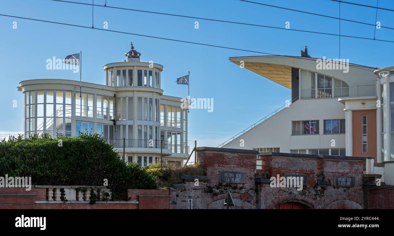 Hippodrome Wellington / Wellingtonrenbaan, hippodrome dans la station balnéaire Ostende / Ostende, Flandre occidentale, Belgique Banque D'Images