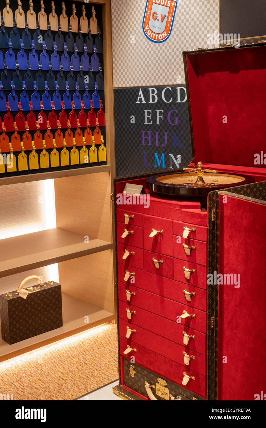 Le magasin temporaire Louis Vuitton a déménagé au 6 E. 57th équipé, 2024, New York City, USA Banque D'Images