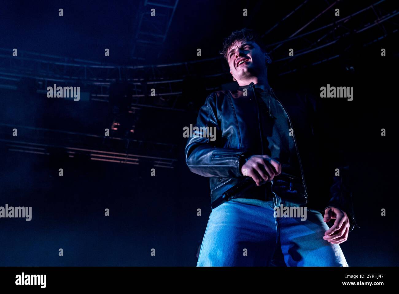 Concert Olly à fabrique - Milan, 2 décembre 2024 © Giorgia de Dato Banque D'Images