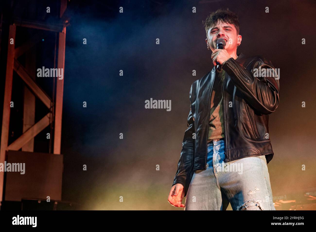 Concert Olly à fabrique - Milan, 2 décembre 2024 © Giorgia de Dato Banque D'Images