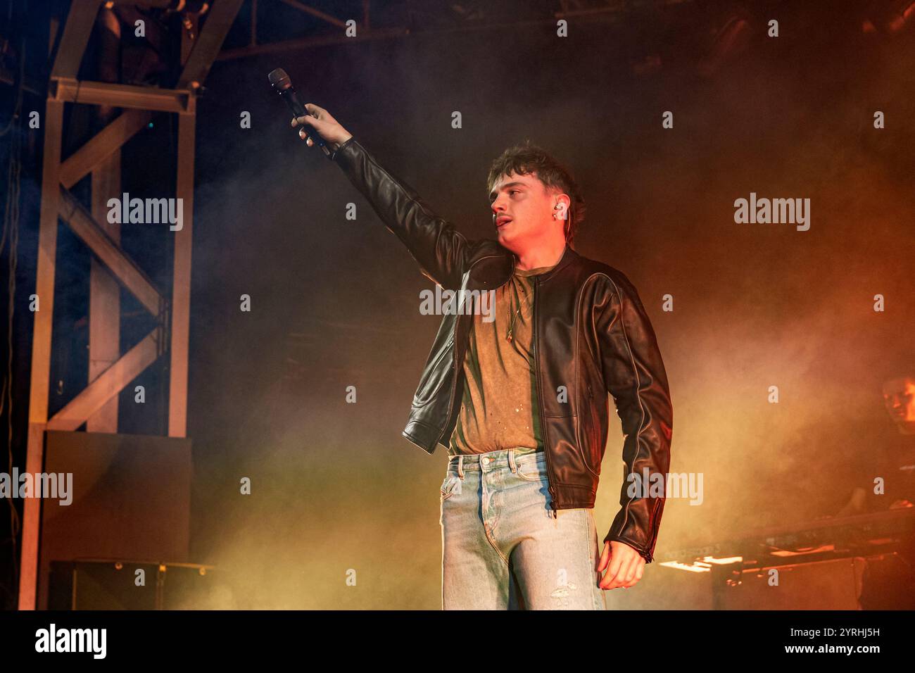 Concert Olly à fabrique - Milan, 2 décembre 2024 © Giorgia de Dato Banque D'Images