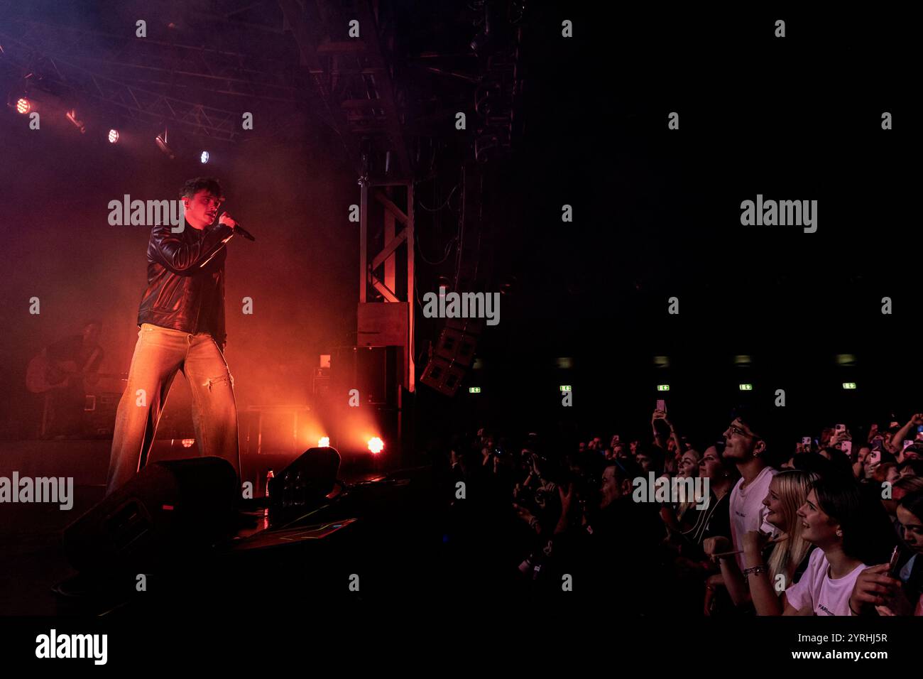 Concert Olly à fabrique - Milan, 2 décembre 2024 © Giorgia de Dato Banque D'Images
