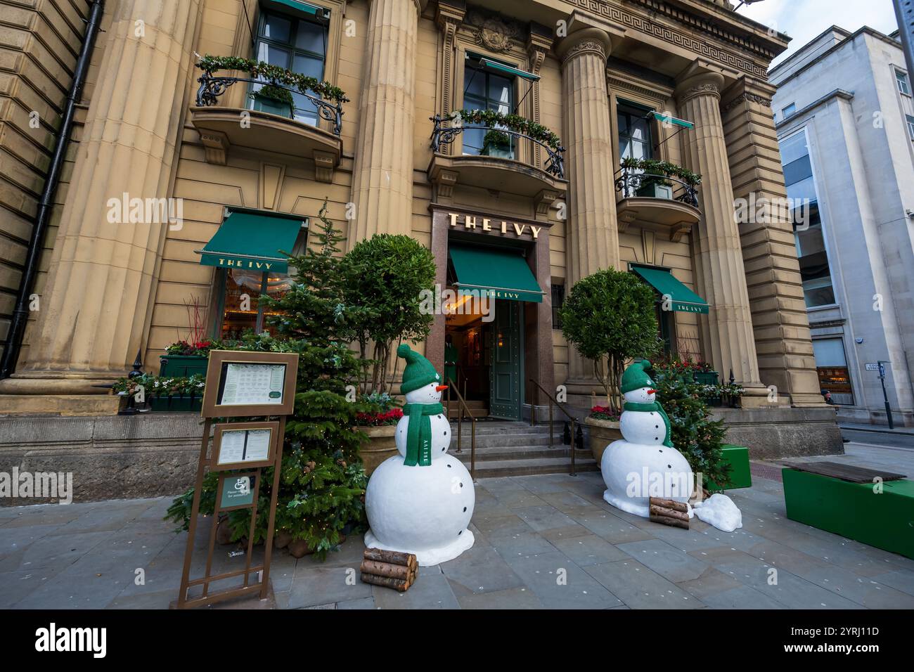 Le restaurant Liverpool Ivy anciennement la Banque d'Angleterre à Castle Street. Banque D'Images