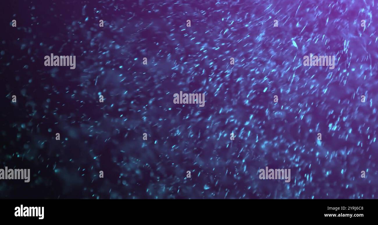 Image de taches lumineuses sur fond noir Banque D'Images