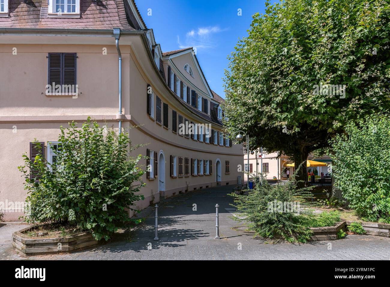 Maisons d'un lotissement dans l'ouest de Francfort, Allemagne Banque D'Images