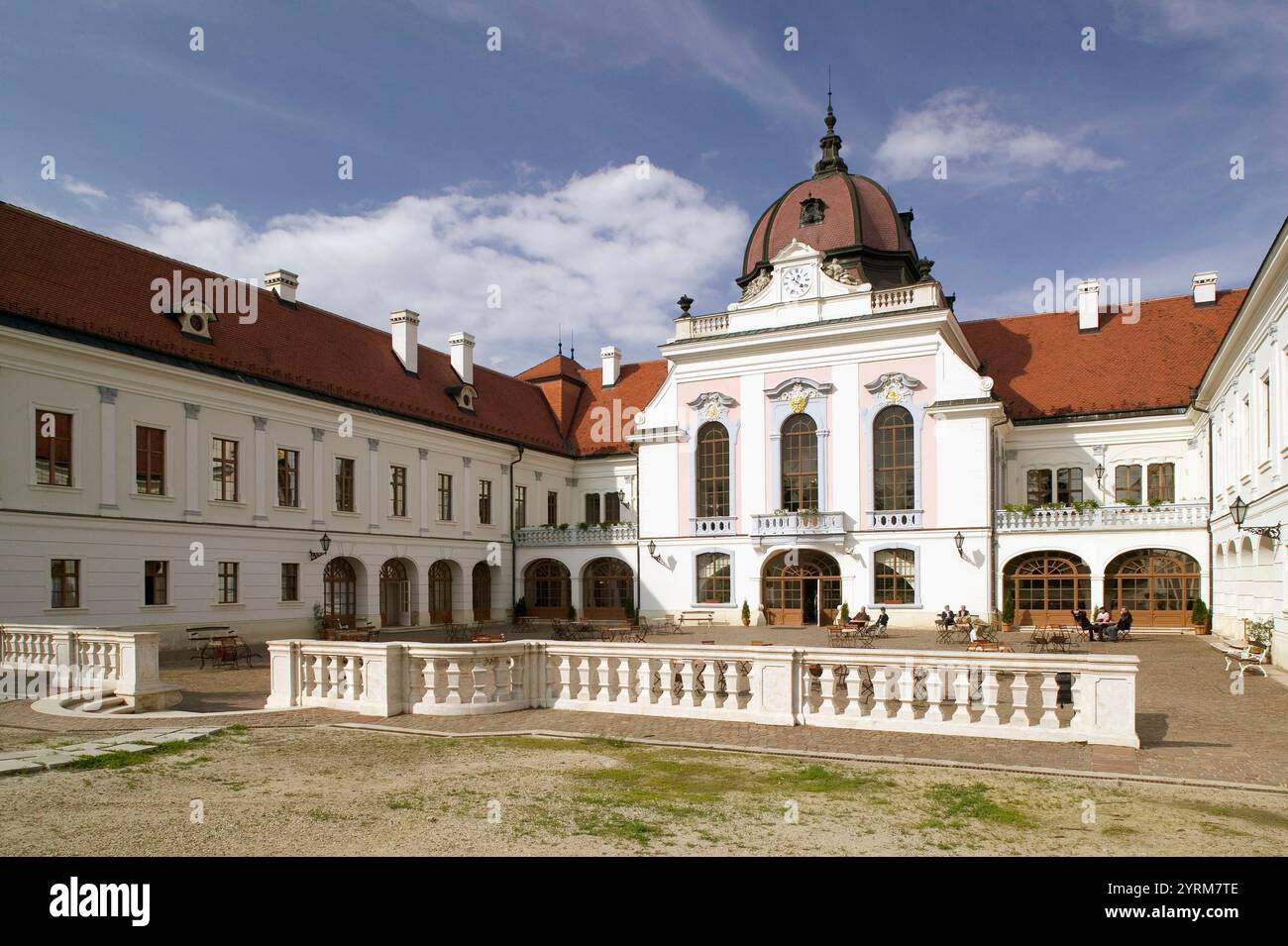 Godollo : Royal Mansion- demeure de la reine austro-hongroise Elizabeth Sissy (1837-1898)- North Side. Région de Budapest. Hongrie. 2004. Banque D'Images