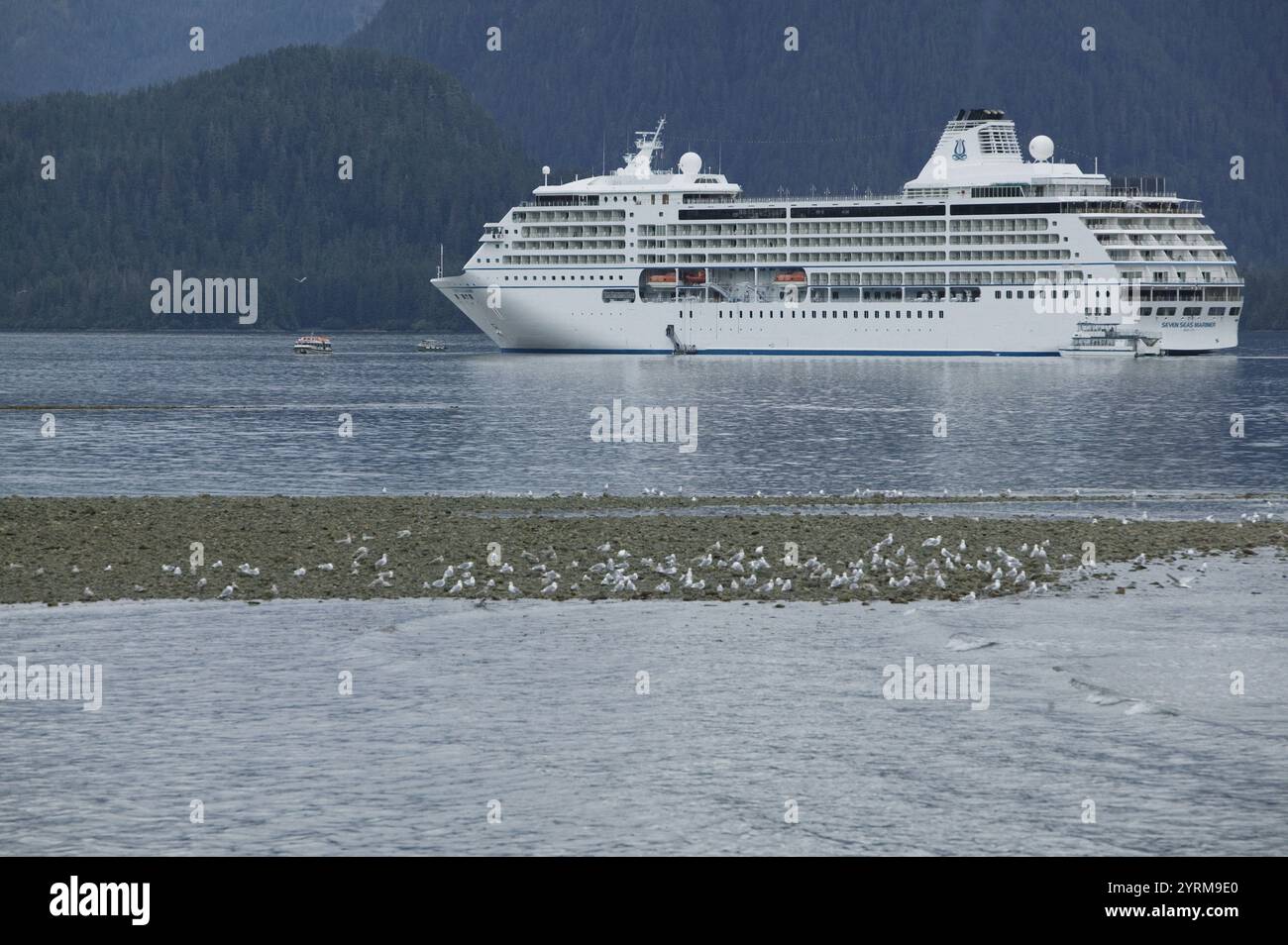 Croisières. Sitka Sound. Sitka. Alaska du Sud-est. ÉTATS-UNIS. Banque D'Images