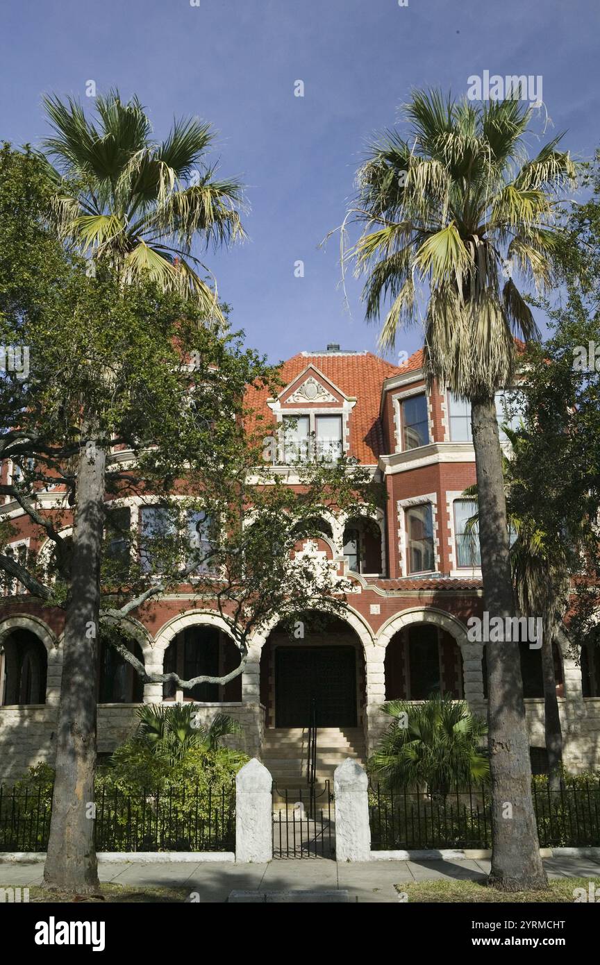 Moody Mansion & Museum (né en 1895). Galveston. Texas, États-Unis. Banque D'Images