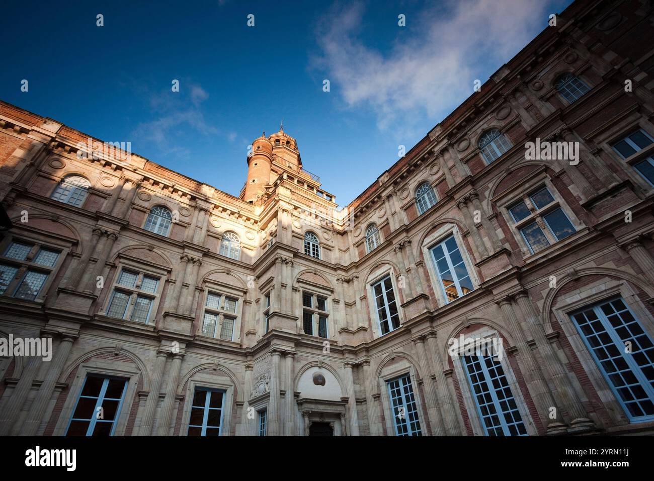 France, région midi-Pyrénées, Département de la haute-Garonne, Toulouse, Hôtel d'Assezat, le plus beau manoir privé de la ville, maison de la Fondation Bemberg Banque D'Images
