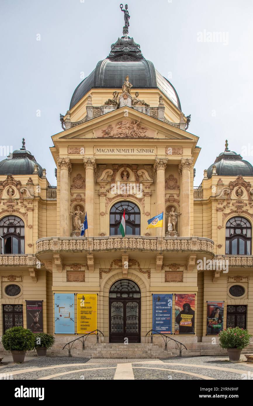 Pécs, décoré de vieux bâtiments, une vieille ville historique, ville des cinq églises, Dél-Dunántúl, Hongrie Banque D'Images