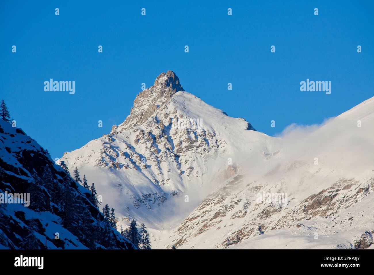 La Grivola, montagne, Parc National du Gran Paradiso, Vallée d'Aoste, Italie Banque D'Images