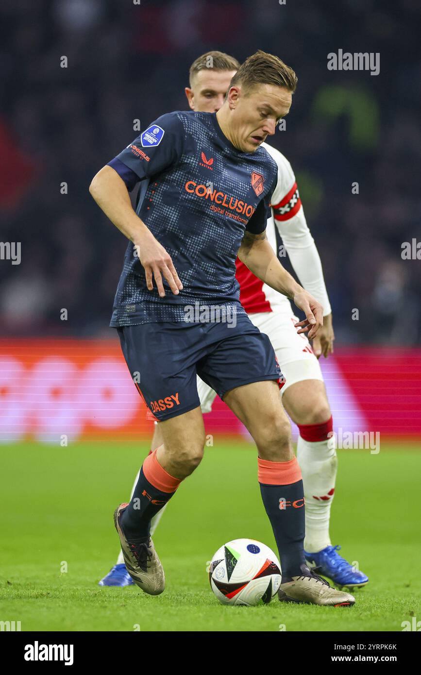 Amsterdam, pays-Bas. 04th Dec, 2024. AMSTERDAM, 04-12-2024, JohanCruyff Arena, Néerlandais Eredivisie Football saison 2024/2025, match entre l'Ajax et le FC Utrecht, joueur du FC Utrecht Jens Toornstra (photo de Pro Shots/Sipa USA) crédit : Sipa US/Alamy Live News Banque D'Images