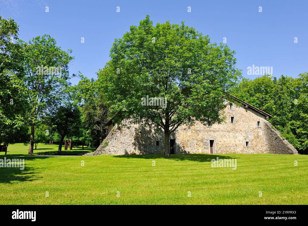 Zabalaga Farm House, Chillida-Leku Museum, Hernani, province de Gipuzkoa, pays Basque, Espagne, Europe Banque D'Images