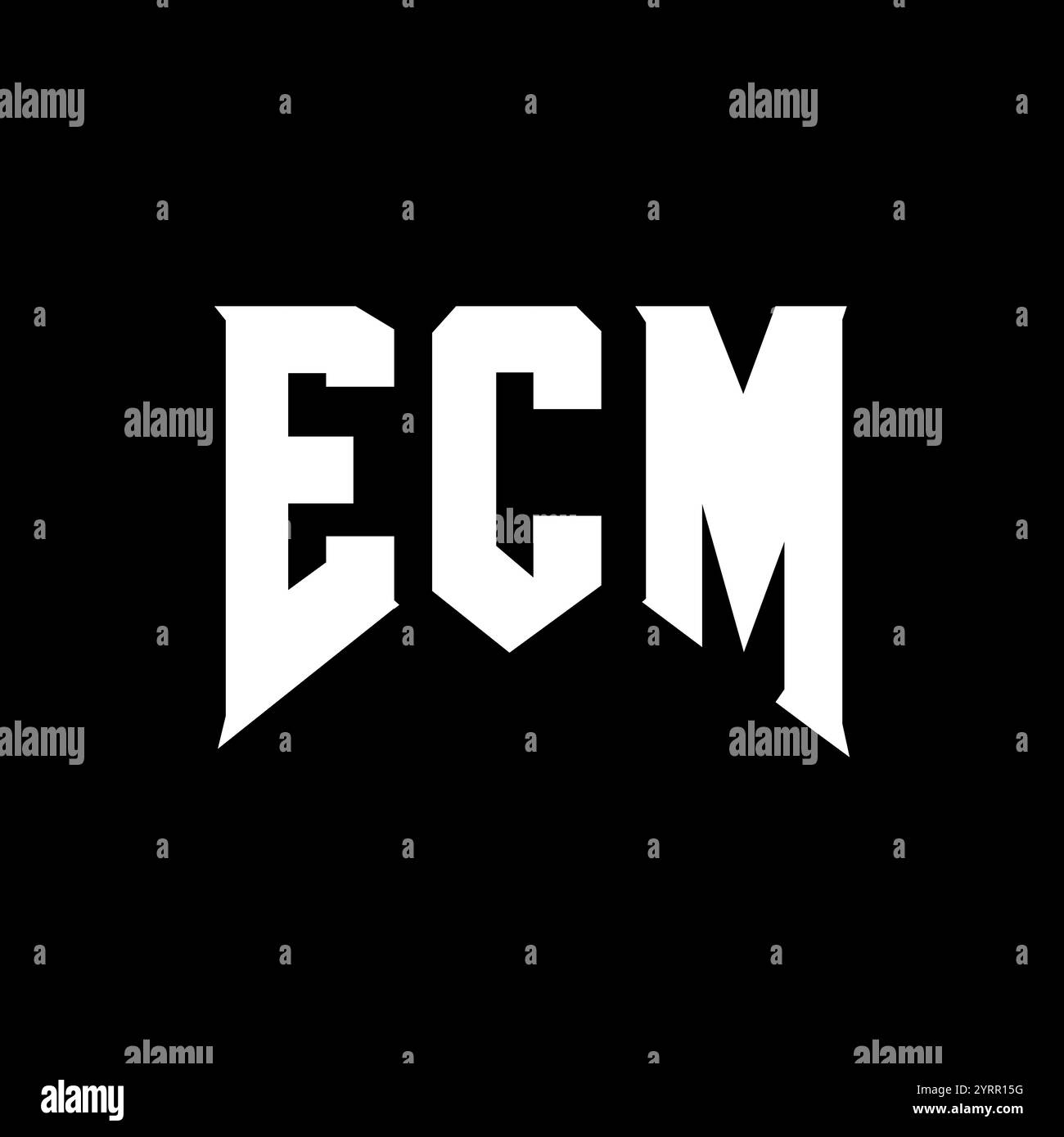 Logo ecm Banque d'images vectorielles - Alamy