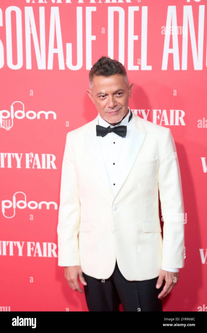 Madrid, Espagne. 04th Dec, 2024. Alejandro Sanz participe au Vanity Fair Person of the Year Award 2024 au Musée la Neomudejar le 4 décembre 2024 à Madrid, en Espagne. Crédit : album/Alamy Live News Banque D'Images