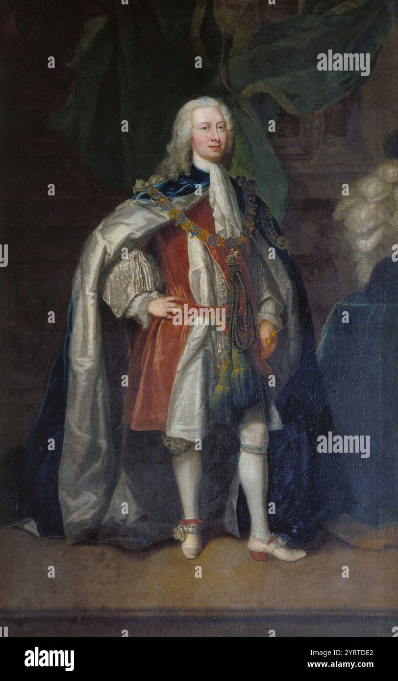 Charles Philips (1708-47) - Frédéric, Prince de Galles (1707-51) Banque D'Images