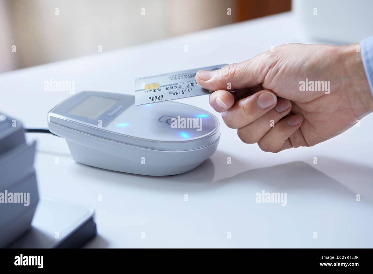 Payer par monnaie électronique Banque D'Images