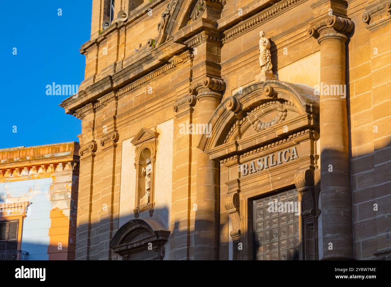 Cathédrale de Sciacca, Sciacca, district d'Agrigente, Sicile, Italie Banque D'Images