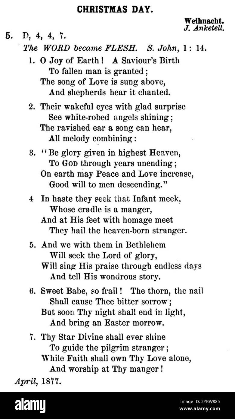 Jour de Noël (Anketell). Banque D'Images