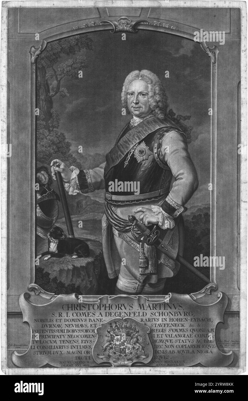 Christoph Martin degenfeld-schonberg. Banque D'Images