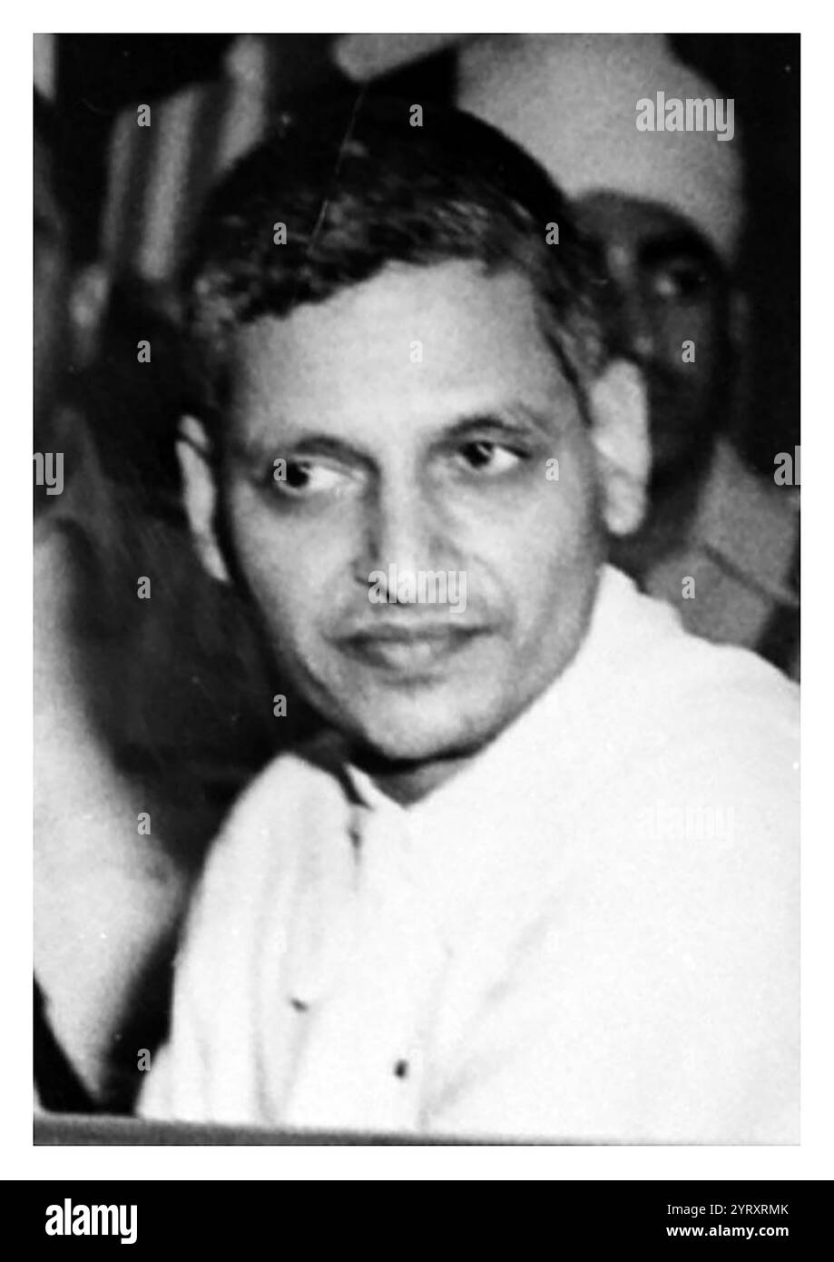 Page d'accueil du journal sur la mort du Mahatma Gandhi. Gandhi a été abattu à la poitrine trois fois à bout portant lors d'une réunion de prière multiconfessionnelle à Birla House à New Delhi le 30 janvier 1948 Banque D'Images