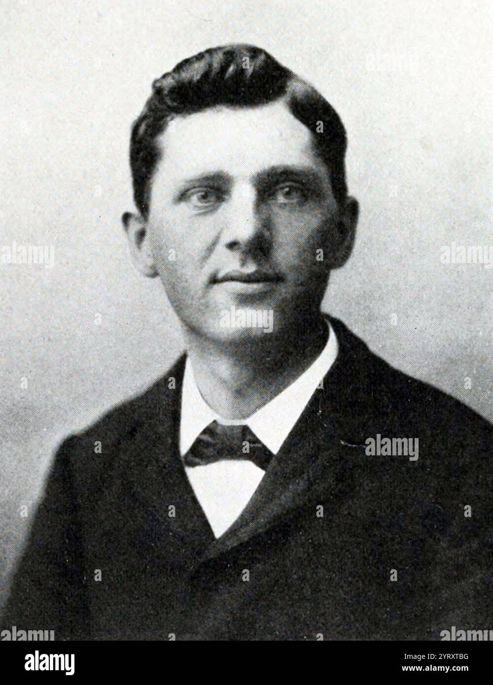 Leon F. Czolgosz (1873 ? 29 octobre 1901) était un ouvrier et anarchiste polono-américain qui a assassiné le président des États-Unis William McKinley le 6 septembre 1901, à Buffalo, New York. Le président est décédé le 14 septembre après que sa blessure ait été infectée. Pris dans l'acte, Czolgosz a été jugé, condamné et exécuté par l'État de New York sept semaines plus tard, le 29 octobre 1901. Banque D'Images
