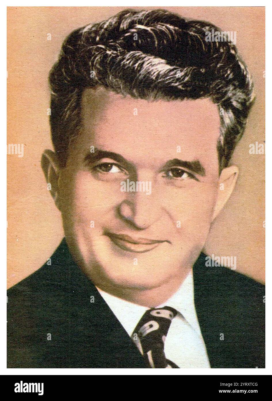 Nicolae Ceausescu (1918 ? 25 décembre 1989), homme politique roumain et dernier dirigeant communiste de Roumanie, en tant que secrétaire général du Parti communiste roumain de 1965 à 1989. Il a été renversé et exécuté lors de la Révolution roumaine en décembre 1989 Banque D'Images