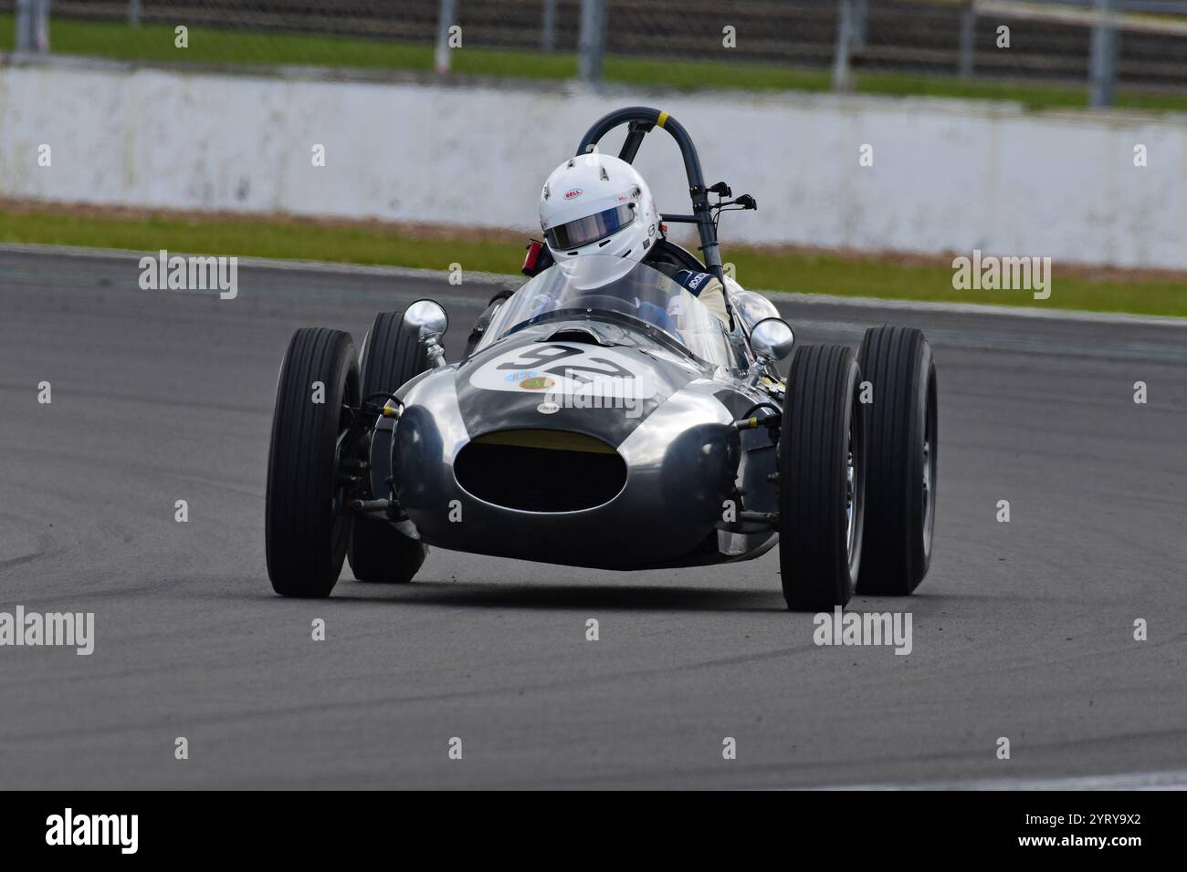 Stephen Banham, Cooper T45, HGPCA Race for Pre-1961 Grand Prix Cars, Historic Grand Prix Cars Association, vingt minutes de course, un mélange de pré Banque D'Images